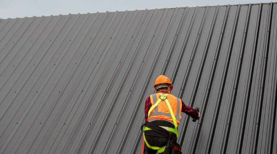 Professional metal roof installation in Lake George, MI